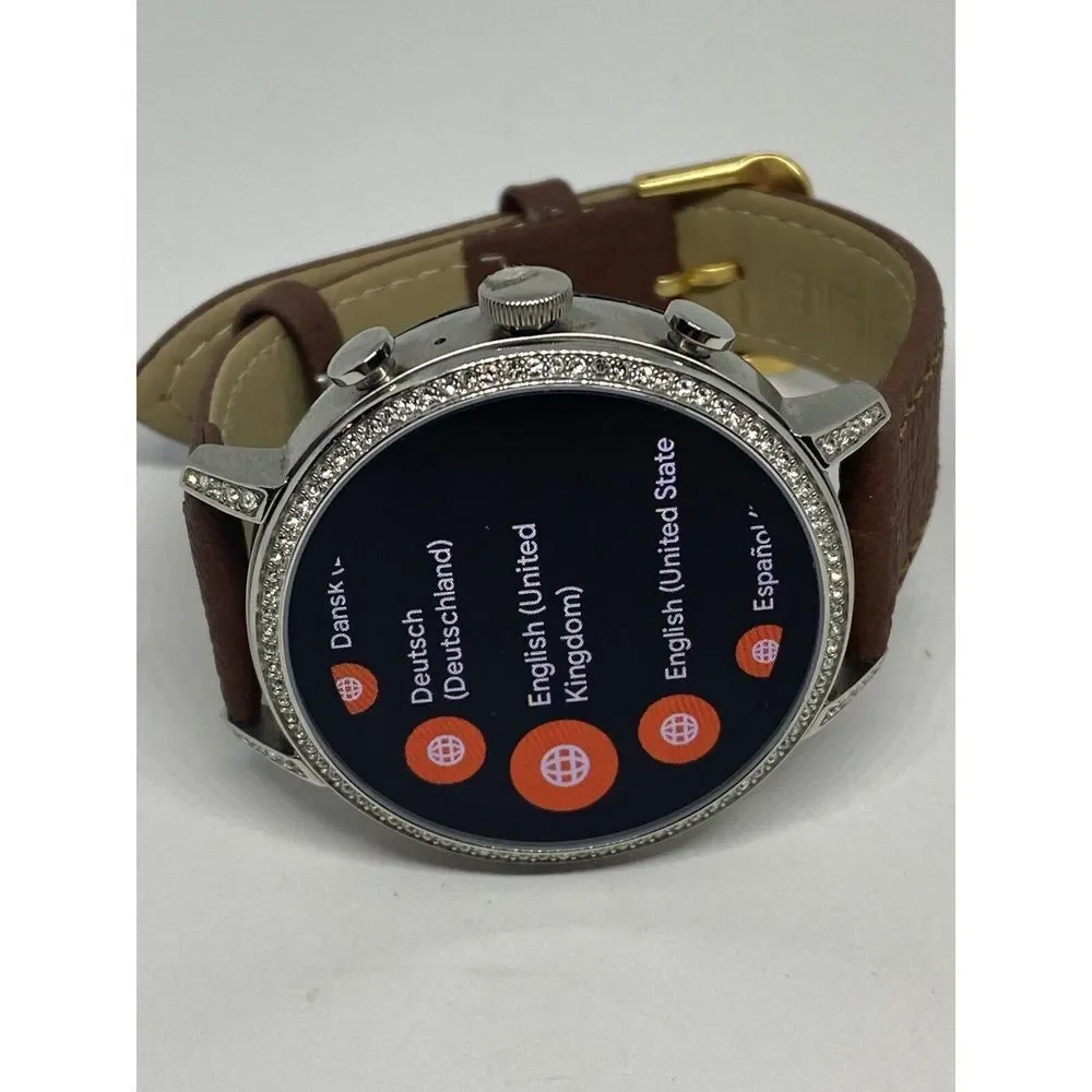 Fossil Gen 4 Authentic Digital Dial Smart Watch Custom Band FTW6013 AB524